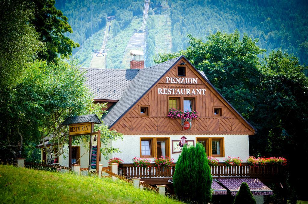 Pension & Restaurant Krakonos ハルラホフ エクステリア 写真